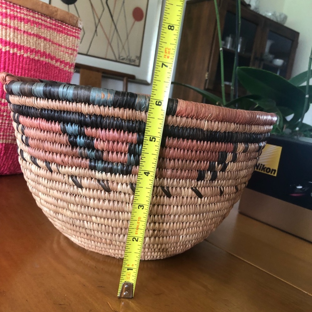 Beautiful hand woven African bowl.